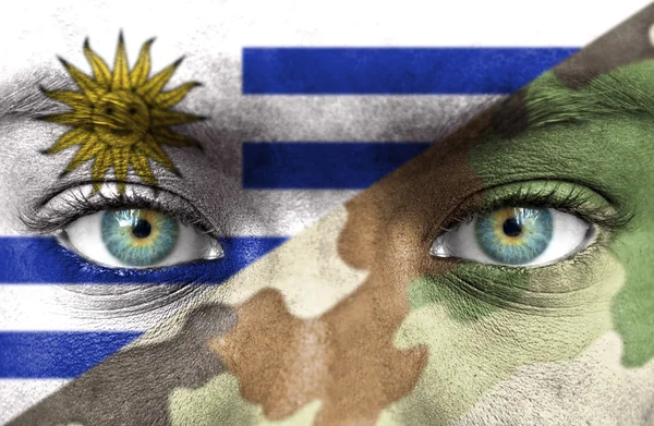 Soldier from Uruguay — Stock Photo, Image