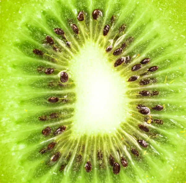 Kiwi fruta extrema macro disparo —  Fotos de Stock