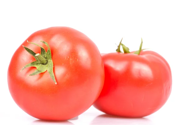흰색 배경에 고립 된 토마토 야채 — 스톡 사진