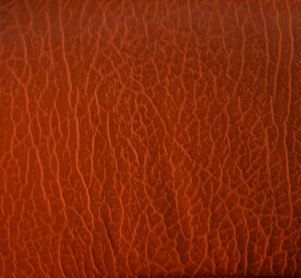 Brown leather texture — Stock Photo, Image