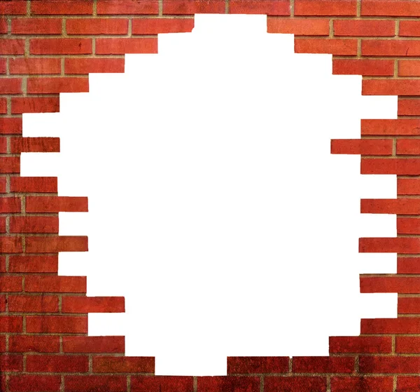 Perfect brick wall frame — Stock Photo, Image