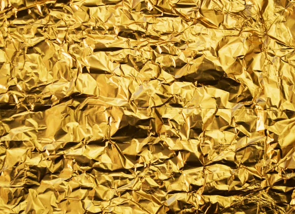 Rugas fundo folha dourada — Fotografia de Stock