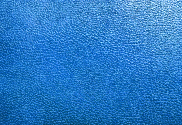 Blue leather texture background — Stock Photo, Image