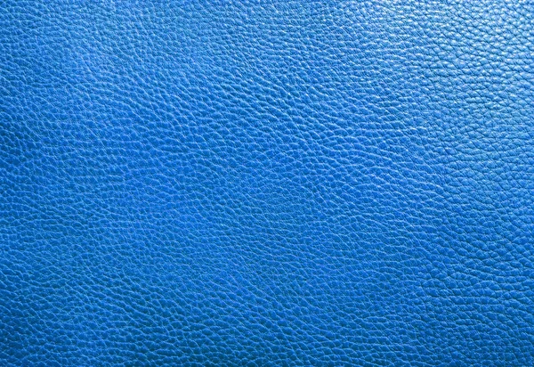 Fond texture cuir bleu — Photo