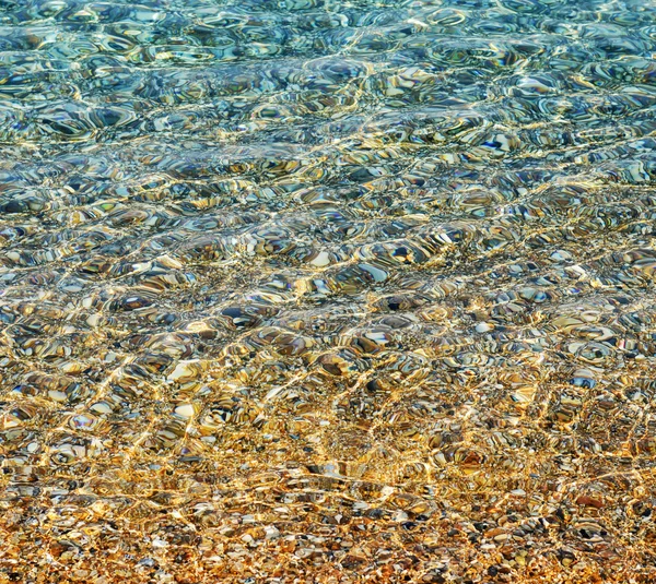 Schakel zee water achtergrond — Stockfoto