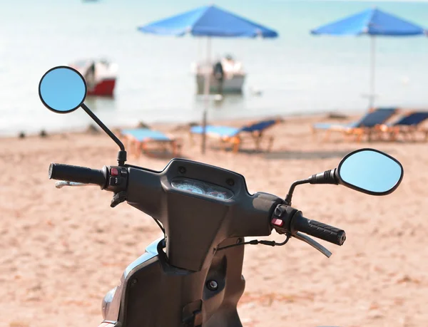 Reizen met motor fiets concept — Stockfoto