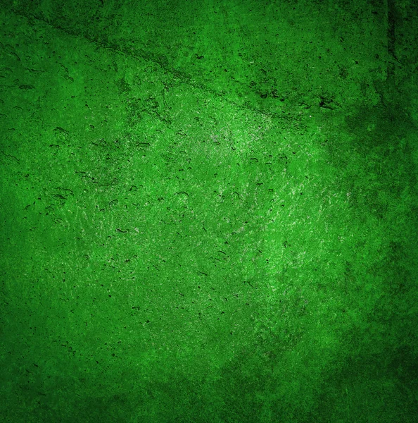 Grunge green paint wall background or texture — Stock Photo, Image