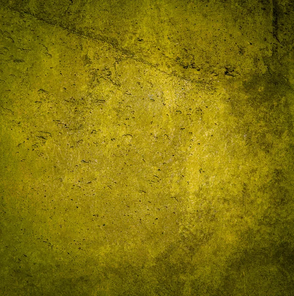 Grunge amarelo pintura parede fundo ou textura — Fotografia de Stock