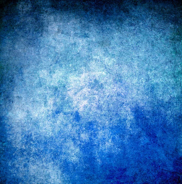 Blue Grunge Farbe Wand Hintergrund oder Textur — Stockfoto