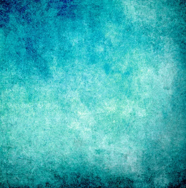 Cyan Grunge Farbe Wand Hintergrund oder Textur — Stockfoto