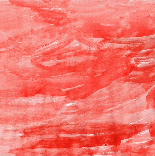 Червоний абстрактний акварельний фон — стокове фото