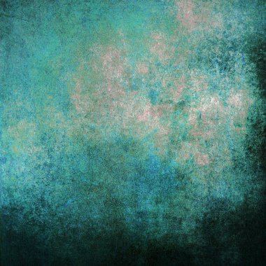 Turkuaz grunge arka plan veya doku