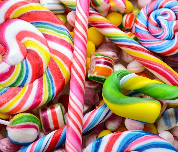 Nahaufnahme von bunten Bonbons — Stockfoto