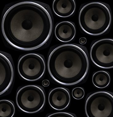 Speakers seamless background clipart