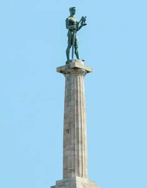 Overwinning monument - symbool van Belgrado - Servië — Stockfoto