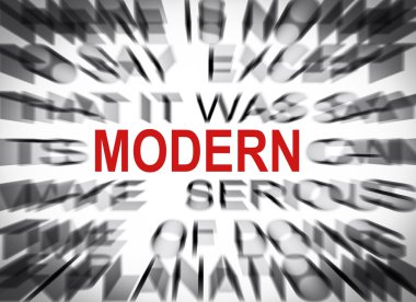 Mevsimlik metin odaklanma modern ile