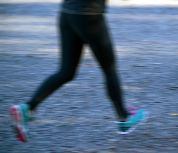 Movimento de corrida — Fotografia de Stock