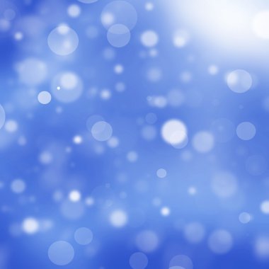 Mavi bokeh arkaplanı