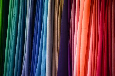 çok renkli kumaş dokusu