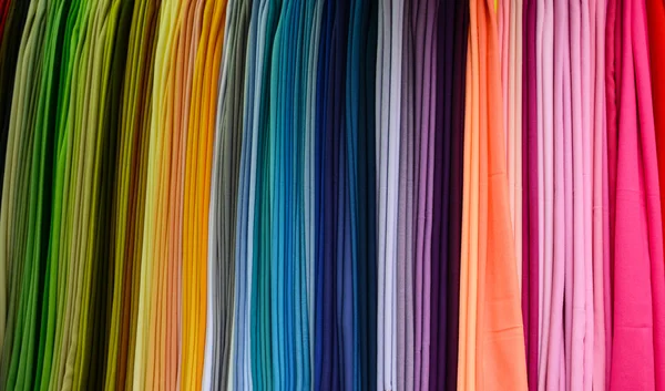 Multicolored fabric texture — Stock Photo, Image