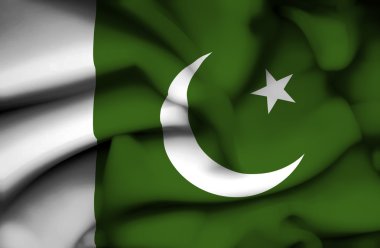 Pakistan dalgalanan bayrak