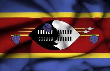 Svaziland dalgalanan bayrak
