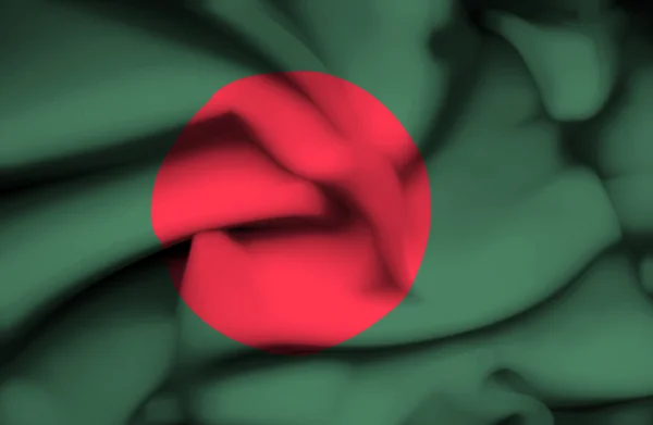 Bangladesh acenando bandeira — Fotografia de Stock