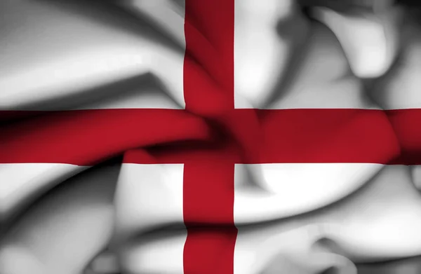 Angleterre agitant le drapeau — Photo