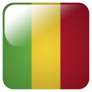 mali bayrağı ile parlak simgesi