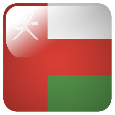 Umman bayrağı ile parlak simgesi