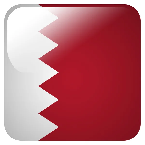 Blanka ikonen med flagga bahrain — Stockfoto