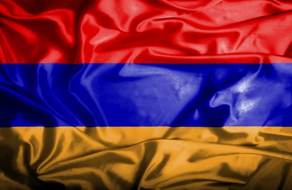 Armenia waving flag — Stock Photo, Image