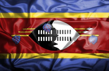 Svaziland dalgalanan bayrak