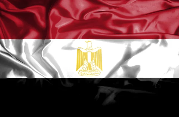 Ägypten schwenkt Flagge — Stockfoto