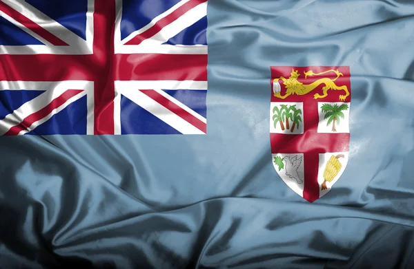 Fiyi ondeando bandera — Foto de Stock