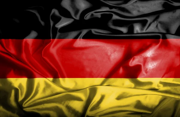 Alemania ondeando bandera — Foto de Stock