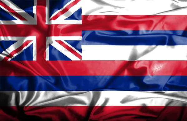 Hawaii vlající vlajka — Stock fotografie
