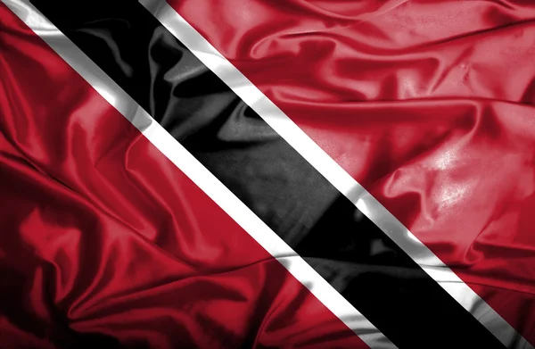 Trinidad and Tobago waving flag — Stock Photo, Image