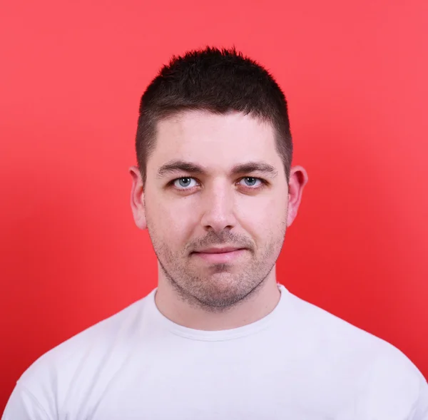 Portrait of young attractive man — Stock Photo, Image