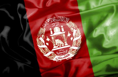  Afganistan dalgalanan bayrak