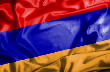 Ermenistan dalgalanan bayrak