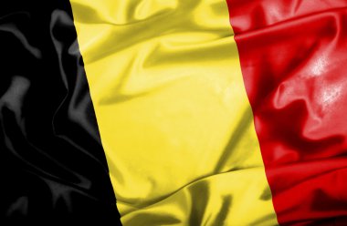 Belçika dalgalanan bayrak