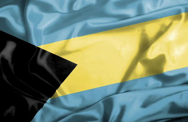 Bahamas viftande flagga — Stockfoto