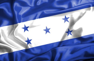 Honduras dalgalanan bayrak