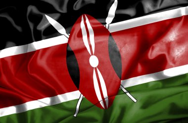 Kenya dalgalanan bayrak