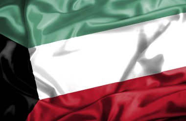 Kuveyt dalgalanan bayrak