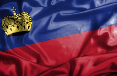 Lichtenstein dalgalanan bayrak