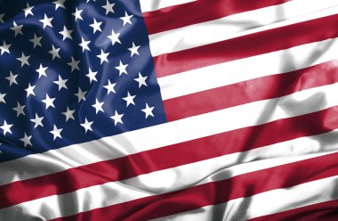 Amerika Birleşik Devletleri bayrak sallıyor