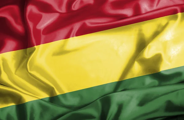 Bolivia waving flag — Stock Photo, Image