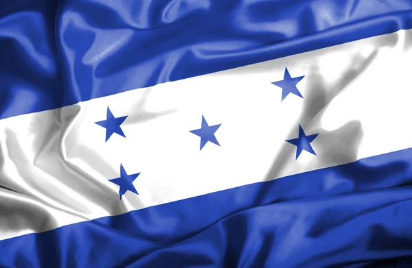 Honduras agitant le drapeau — Photo